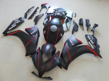 Matt Schwarz mit rotem Streifen 12-16 CBR1000RR Motorrad Verkleidung