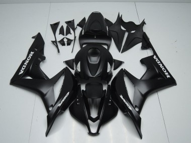 Matt Schwarz mit weißem Aufkleber 07-08 CBR600RR Motorrad Verkleidung