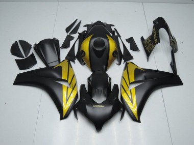 Matt Schwarz und Gold 08-11 CBR1000RR Motorrad Verkleidung