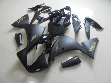 Matt Schwarze und goldene Aufkleber 09-11 YZF R1 Motorrad Verkleidung
