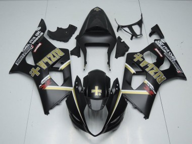 Matt Schwarzer Rizla 03-04 GSXR 1000 Motorrad Verkleidung
