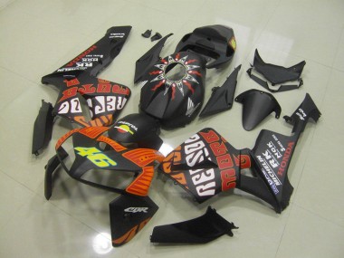 Matt Schwarzer Rossi 05-06 CBR600RR Motorrad Verkleidung