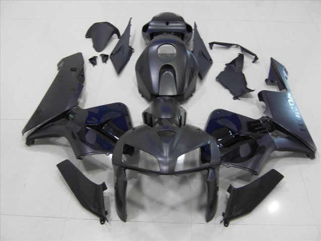 Matt Schwarzer Totenkopf 05-06 CBR600RR Motorrad Verkleidung Matt Schwarzer Totenkopf 05-06 CBR600RR Motorrad Verkleidung