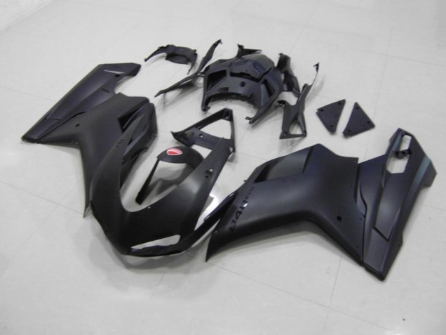 Matt Schwarzer schwarzer Aufkleber 07-14 Ducati 848 1098 1198 Motorrad Verkleidung Matt Schwarzer schwarzer Aufkleber 07-14 Ducati 848 1098 1198 Motorrad Verkleidung
