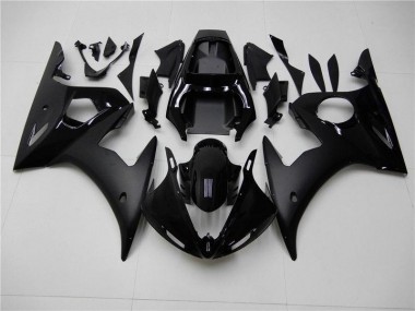 Matt schwarz glänzend 03-05 YZF R6 Motorrad Verkleidung