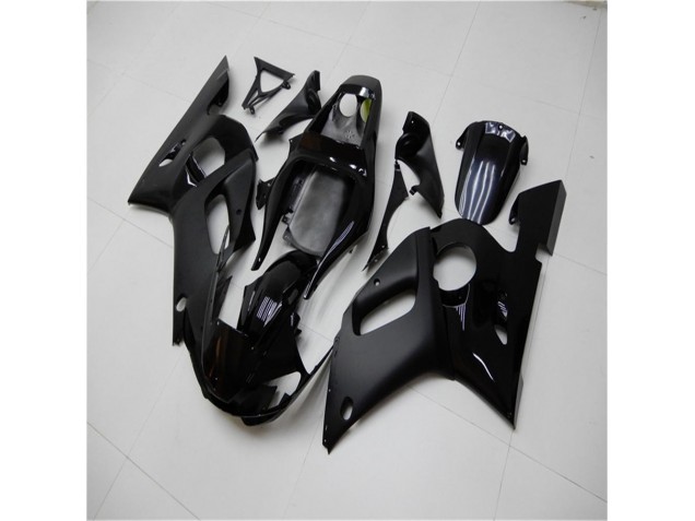 Matt schwarz glänzend 98-02 YZF R6 Motorrad Verkleidung Matt schwarz glänzend 98-02 YZF R6 Motorrad Verkleidung