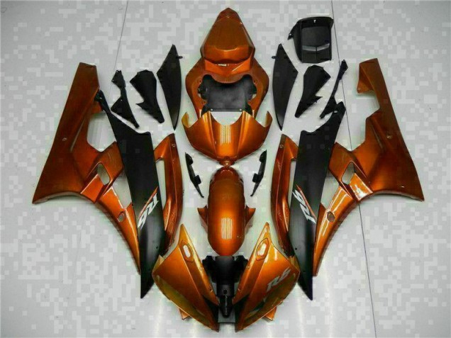 Orange 06-07 YZF R6 Motorrad Verkleidung Orange 06-07 YZF R6 Motorrad Verkleidung