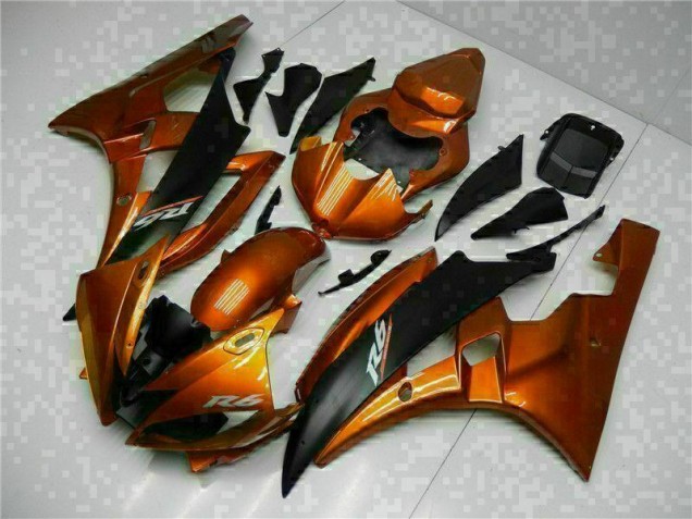 Orange 06-07 YZF R6 Motorrad Verkleidung Orange 06-07 YZF R6 Motorrad Verkleidung