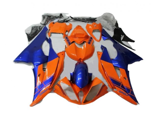 Orange Blau 08-16 YZF R6 Motorrad Verkleidung Orange Blau 08-16 YZF R6 Motorrad Verkleidung