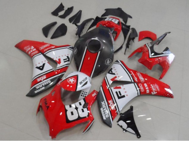 Orange Fiamm 88 08-11 CBR1000RR Motorrad Verkleidung Orange Fiamm 88 08-11 CBR1000RR Motorrad Verkleidung