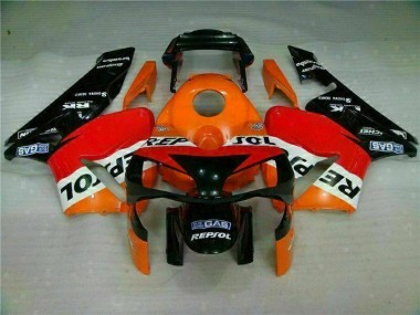 Orange Repsol 03-04 CBR600RR Motorrad Verkleidung