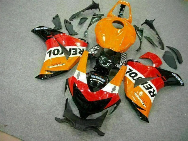 Orange Repsol 08-11 CBR1000RR Motorrad Vollverkleidung Orange Repsol 08-11 CBR1000RR Motorrad Vollverkleidung
