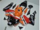 Orange Rot Schwarz Repsol 03-04 CBR600RR Motorrad Verkleidung Orange Rot Schwarz Repsol 03-04 CBR600RR Motorrad Verkleidung