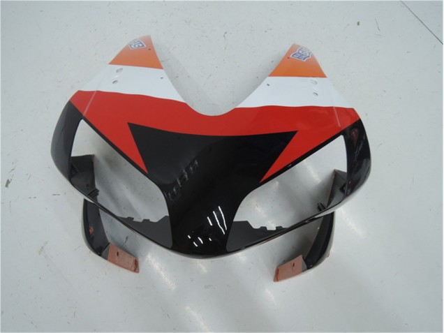 Orange Rot Schwarz Repsol 03-04 CBR600RR Motorrad Verkleidung Orange Rot Schwarz Repsol 03-04 CBR600RR Motorrad Verkleidung