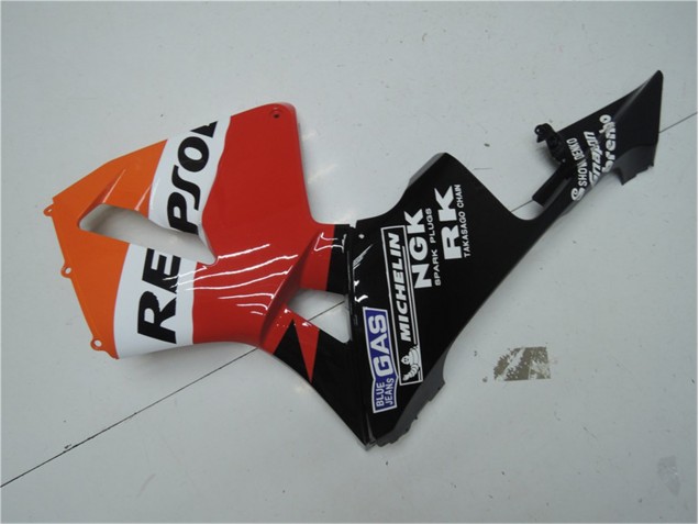 Orange Rot Schwarz Repsol 03-04 CBR600RR Motorrad Verkleidung Orange Rot Schwarz Repsol 03-04 CBR600RR Motorrad Verkleidung