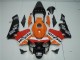 Orange Rot Schwarz Repsol 03-04 CBR600RR Motorrad Verkleidung Orange Rot Schwarz Repsol 03-04 CBR600RR Motorrad Verkleidung