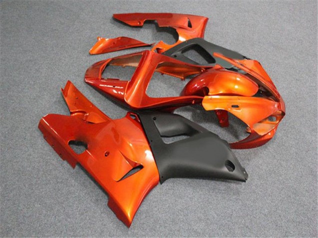 Orange Schwarz 00-01 YZF R1 Motorrad Verkleidung Orange Schwarz 00-01 YZF R1 Motorrad Verkleidung