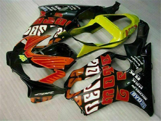 Orange Schwarz 01-03 CBR600 F4i Motorrad Verkleidung