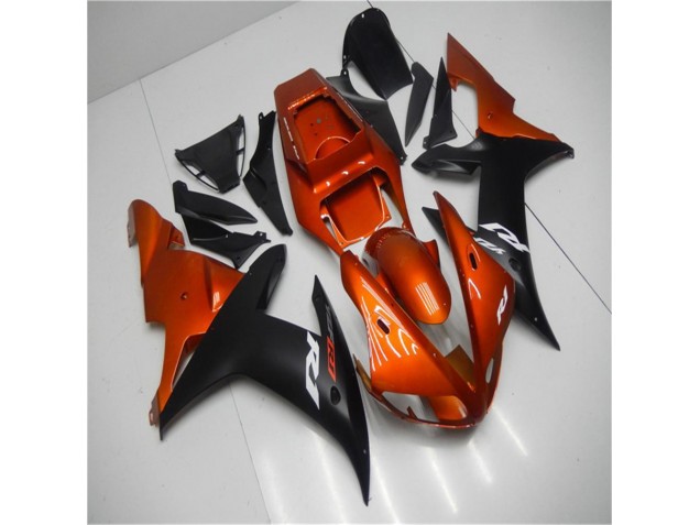 Orange Schwarz 02-03 YZF R1 Motorrad Verkleidung Orange Schwarz 02-03 YZF R1 Motorrad Verkleidung
