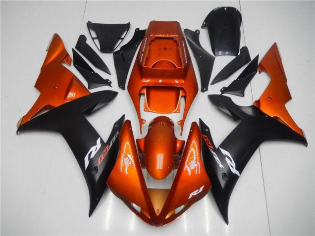 Orange Schwarz 02-03 YZF R1 Motorrad Verkleidung Orange Schwarz 02-03 YZF R1 Motorrad Verkleidung