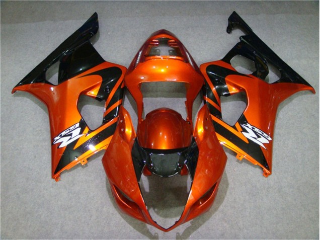Orange Schwarz 03-04 GSXR 1000 Motorrad Verkleidung