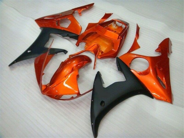 Orange Schwarz 03-05 YZF R6 Motorrad Verkleidung