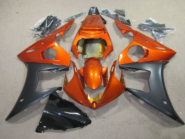 Orange Schwarz 03-05 YZF R6 Motorrad Verkleidungen