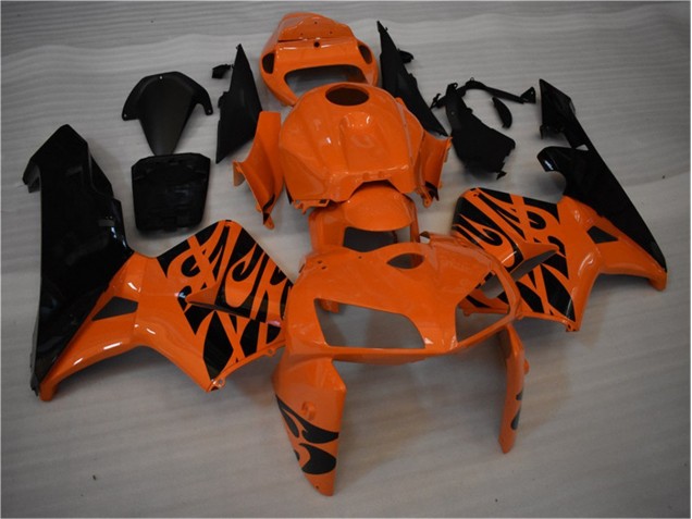 Orange Schwarz 05-06 CBR600RR Motorrad Verkleidung & Plastik Orange Schwarz 05-06 CBR600RR Motorrad Verkleidung & Plastik
