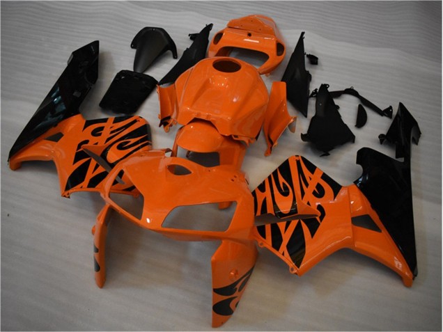 Orange Schwarz 05-06 CBR600RR Motorrad Verkleidung & Plastik Orange Schwarz 05-06 CBR600RR Motorrad Verkleidung & Plastik