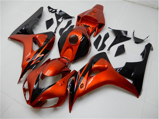 Orange Schwarz 06-07 CBR1000RR Motorrad Verkleidung Orange Schwarz 06-07 CBR1000RR Motorrad Verkleidung