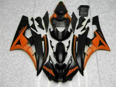 Orange Schwarz 06-07 YZF R6 Motorrad Verkleidung