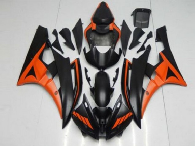 Orange Schwarz 06-07 YZF R6 Motorrad Verkleidungen Orange Schwarz 06-07 YZF R6 Motorrad Verkleidungen