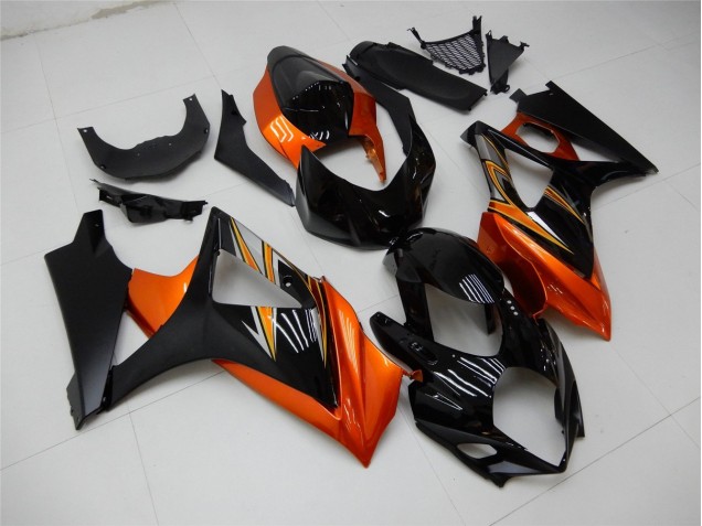 Orange Schwarz 07-08 GSXR 1000 Motorrad Verkleidung Orange Schwarz 07-08 GSXR 1000 Motorrad Verkleidung