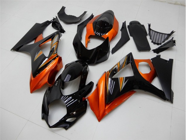 Orange Schwarz 07-08 GSXR 1000 Motorrad Verkleidung Orange Schwarz 07-08 GSXR 1000 Motorrad Verkleidung