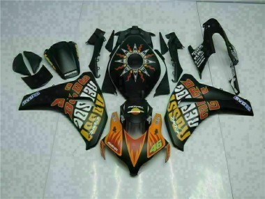 Orange Schwarz 08-11 CBR1000RR Motorrad Verkleidung