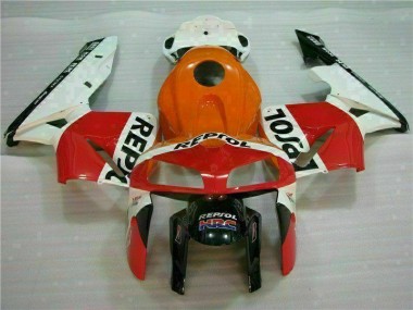 Orange Schwarz Repsol 05-06 CBR600RR Motorrad Verkleidung
