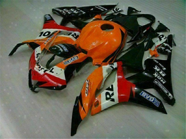Orange Schwarz Repsol 07-08 CBR600RR Motorrad Verkleidungen Orange Schwarz Repsol 07-08 CBR600RR Motorrad Verkleidungen