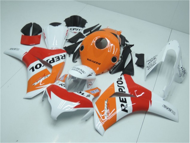Orange Weiß Rot Repsol 08-11 CBR1000RR Motorrad Verkleidung Orange Weiß Rot Repsol 08-11 CBR1000RR Motorrad Verkleidung