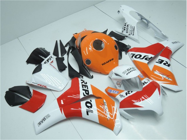 Orange Weiß Rot Repsol 08-11 CBR1000RR Motorrad Verkleidung Orange Weiß Rot Repsol 08-11 CBR1000RR Motorrad Verkleidung