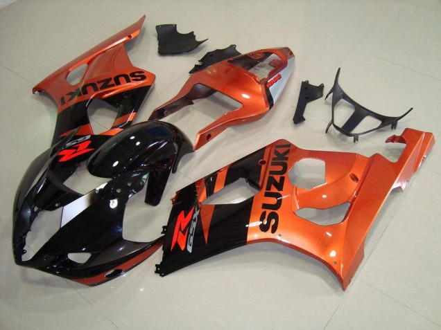 Orange und Schwarz 03-04 GSXR 1000 Motorrad Verkleidung Orange und Schwarz 03-04 GSXR 1000 Motorrad Verkleidung