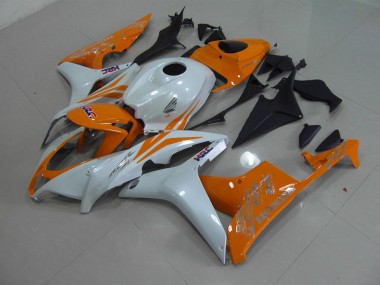 Perl Weiß Orange 07-08 CBR600RR Motorrad Verkleidung