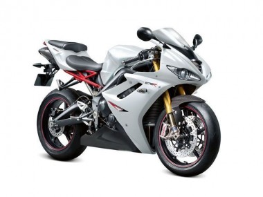 Perl Weiß Schwarz 09-12 Daytona 675 Triple Motorrad Verkleidung