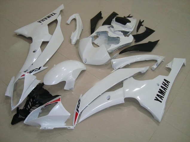 Perl weiß 08-16 YZF R6 Motorrad Vollverkleidung