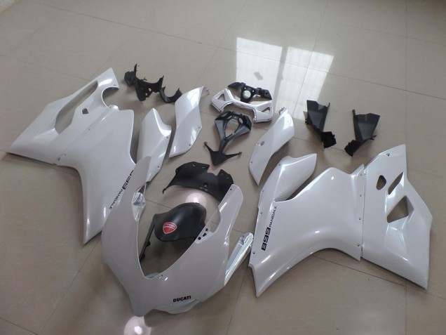 Perl weiß 11-14 Ducati 1199 Motorrad Verkleidung Perl weiß 11-14 Ducati 1199 Motorrad Verkleidung