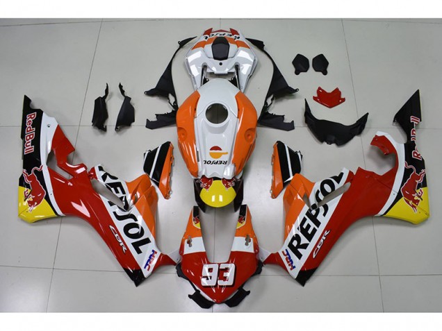 Repsol 93 Rot Bull 17-20 CBR1000RR Motorrad Verkleidung Repsol 93 Rot Bull 17-20 CBR1000RR Motorrad Verkleidung