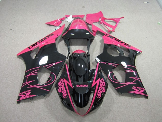 Rosa Schwarz 03-04 GSXR 1000 Motorrad Verkleidung Rosa Schwarz 03-04 GSXR 1000 Motorrad Verkleidung