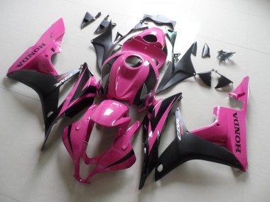 Rosa Schwarz 07-08 CBR600RR Motorrad Verkleidung
