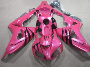Rosa Schwarz Monster 06-07 CBR1000RR Motorrad Verkleidung