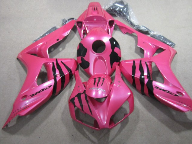 Rosa Schwarz Monster 06-07 CBR1000RR Motorrad Verkleidung