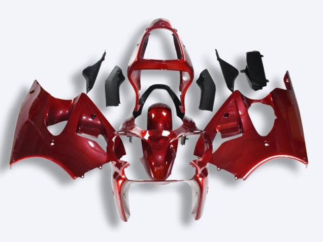 Rot 00-02 ZX6R Motorrad Verkleidungen